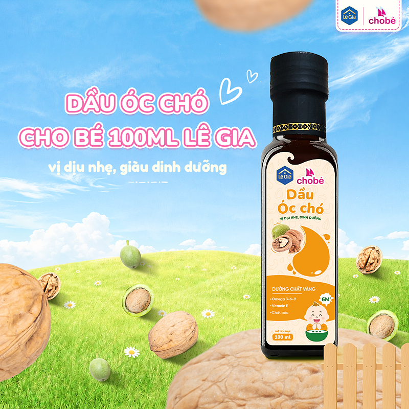Dầu cá hồi Lê Gia ăn dặm cho bé chai 100 ml (từ 6 tháng) 14