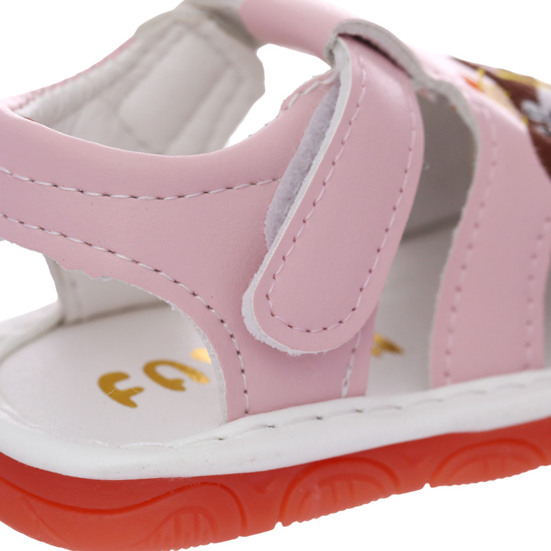 Dép tập đi cho bé Á Châu Avakids AC90 màu hồng 9