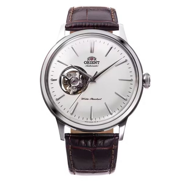 Đồng hồ Orient Bambino Open Heart 40.5 mm Nam RA-AG0002S30B