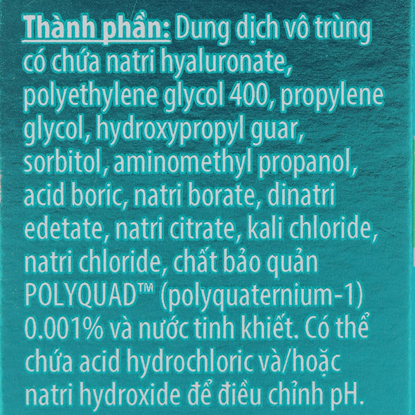 Dung dịch nhỏ mắt SYSTANE HYDRATION giúp bôi trơn bề mặt nhãn cầu và làm ẩm lại kính áp tròng chai 10ml - 10