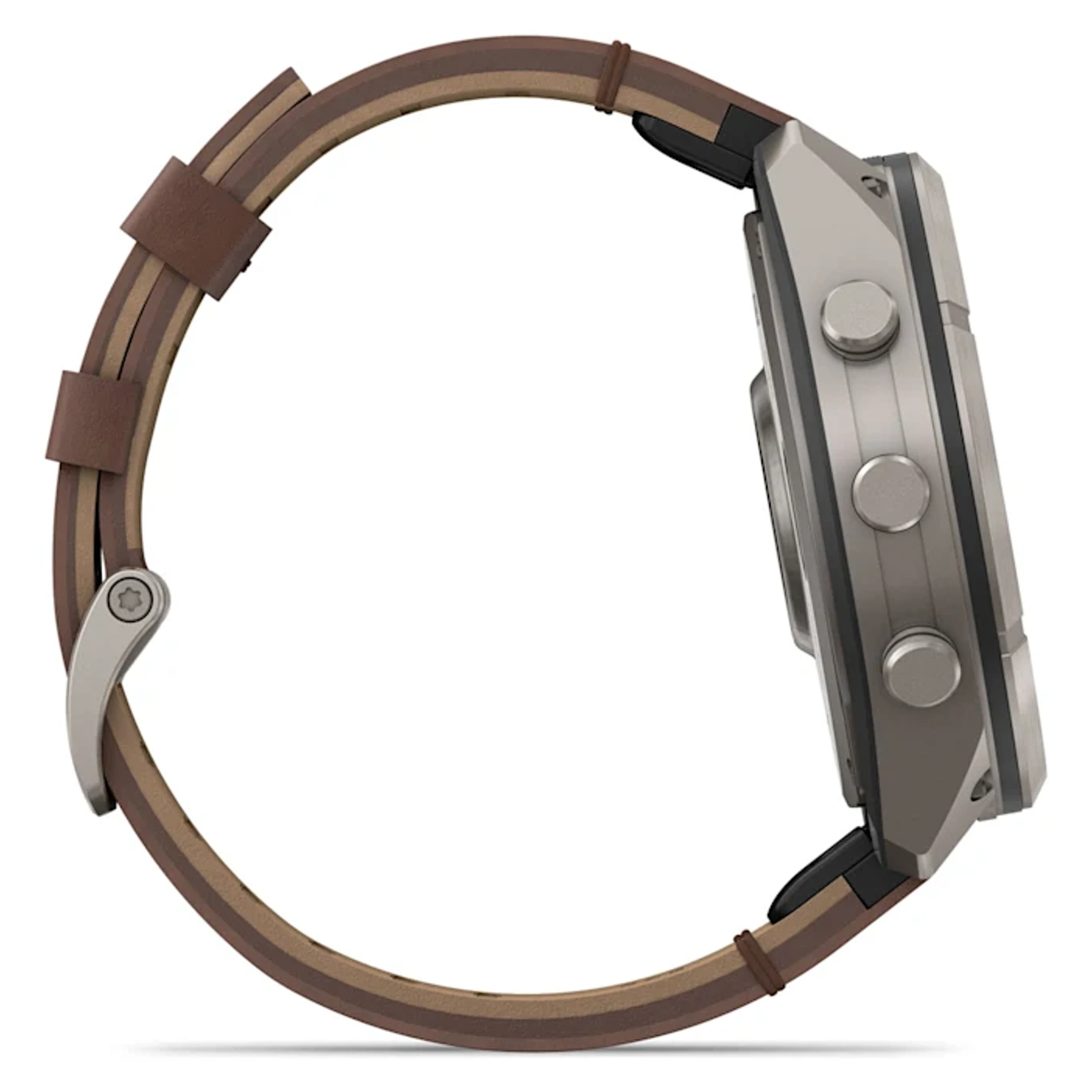 Garmin Fenix 9 Pro Sapphire 47mm viền Titanium dây da Nâu - 7