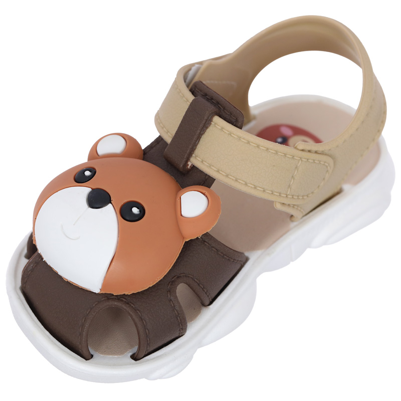 Giày sandal cho bé HappyTime SD013 màu trắng - nâu 4