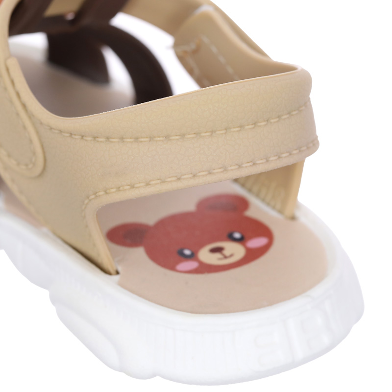 Giày sandal cho bé HappyTime SD013 màu trắng - nâu 7