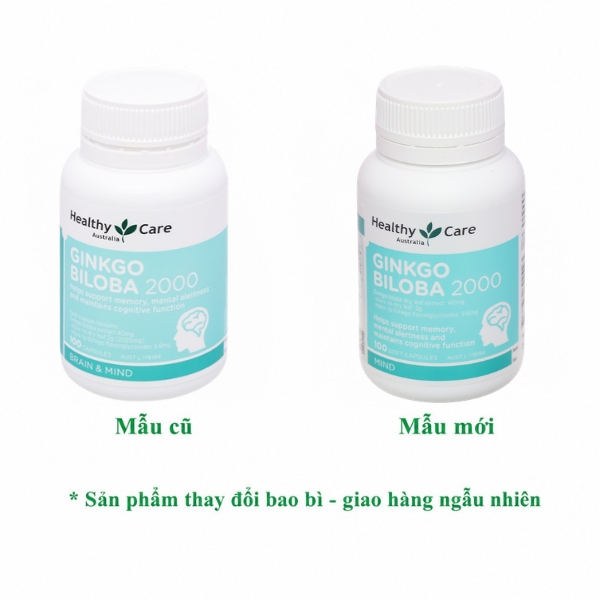 Thực phẩm bảo vệ sức khỏe: Healthy Care Ginkgo Biloba 2000
