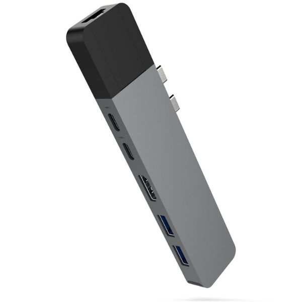 Hub chuyển đổi Type-C 6 in 1 Hyperdrive GN28N-GREY