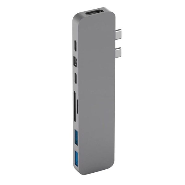 Hub chuyển đổi Type-C 8 in 1 Hyperdrive GN28D-GREY