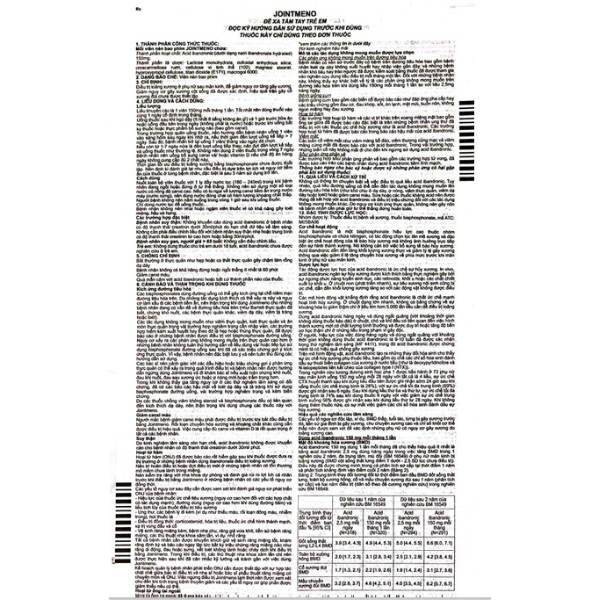 Jointmeno 150mg phòng và trị loãng xương (1 vỉ x 1 viên) - 13