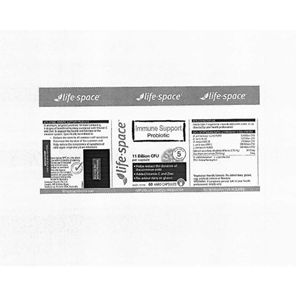 Life-Space Immune Support Probiotic tăng cường sức đề kháng Lọ 60 viên - 11