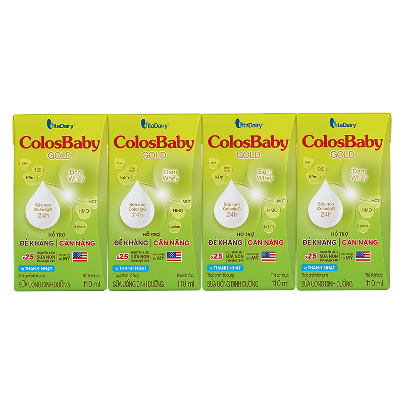 Thùng 48 hộp sữa non pha sẵn ColosBaby Gold 110 ml (từ 1 tuổi) - Giao bao bì ngẫu nhiên 34