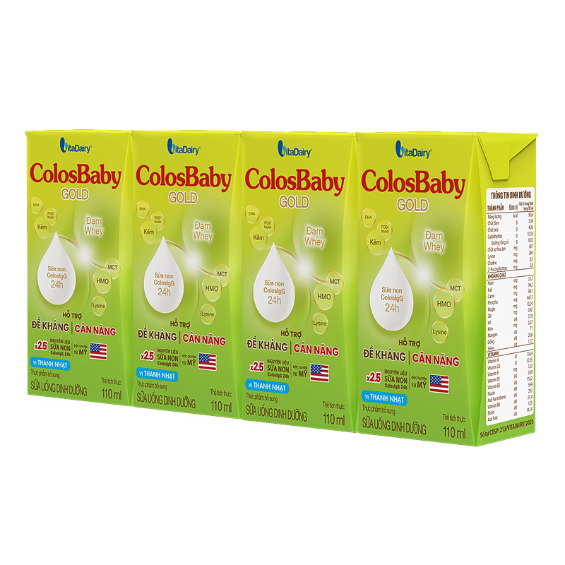 Thùng 48 hộp sữa non pha sẵn ColosBaby Gold 110 ml (từ 1 tuổi) - Giao bao bì ngẫu nhiên 18