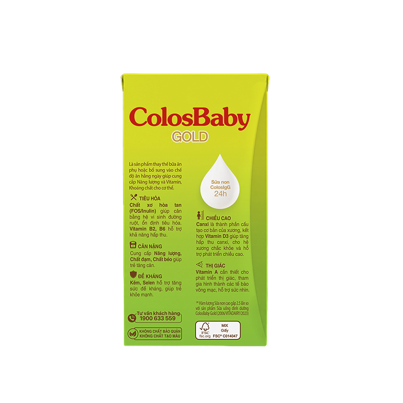 Thùng 48 hộp sữa non pha sẵn ColosBaby Gold 110 ml (từ 1 tuổi) - Giao bao bì ngẫu nhiên 37