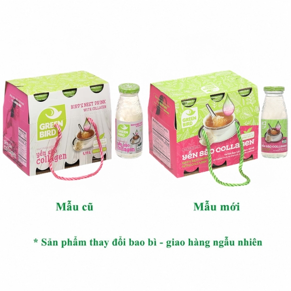 Nước yến Collagen Green Bird Nutrinest