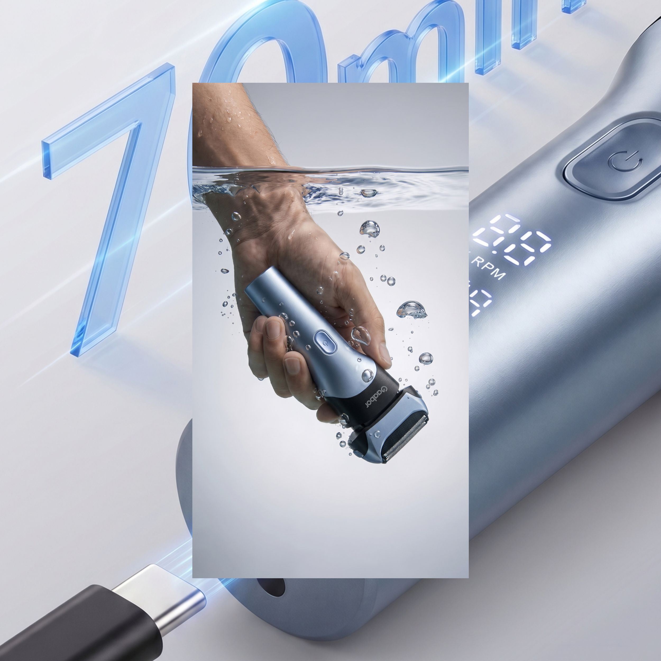 Máy cạo râu khô và ướt Gaabor ER-T02A - 11