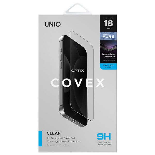 Miếng dán kính cường lực không viền iPhone 18 Pro UNIQ