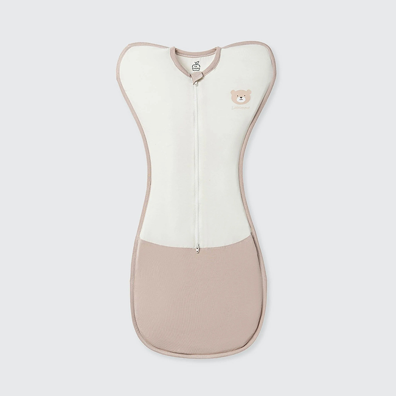 Nhộng chũn Petit La Pomme gấu nâu 0 - 3 tháng màu be 2