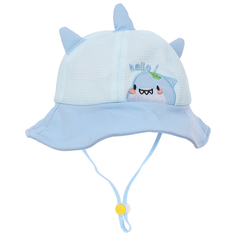 Nón vành cho bé TOP KIDS lưới thỏ con hello màu hồng 21