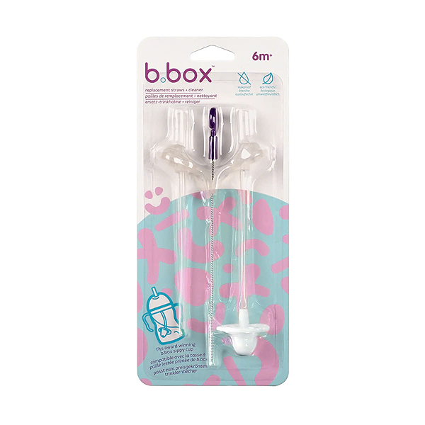 Ống hút b.box thay thế bình nước 360 độ + bộ dụng cụ vệ sinh