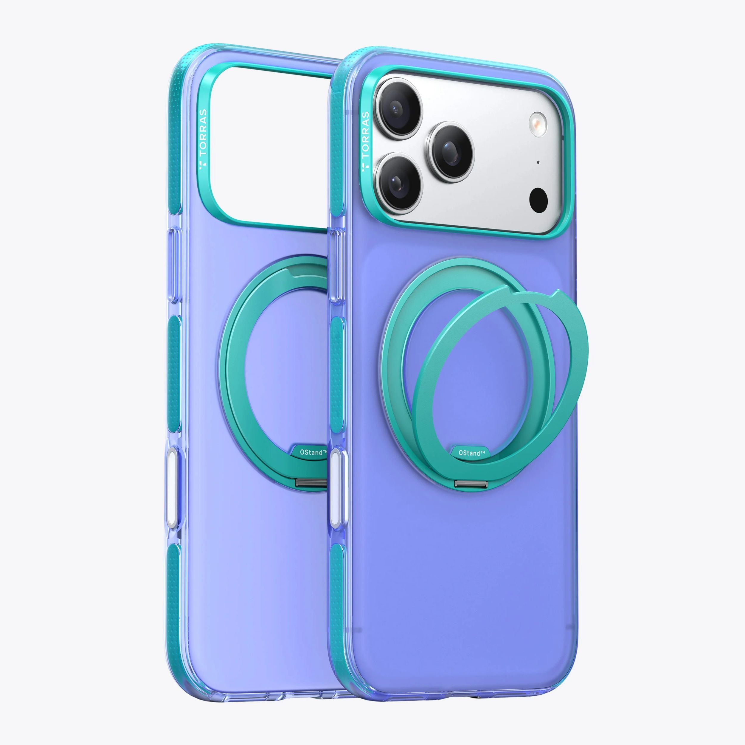 Ốp Lưng iPhone 18 Pro Magnetic O3 HUE TORRAS Tím Xanh - 3