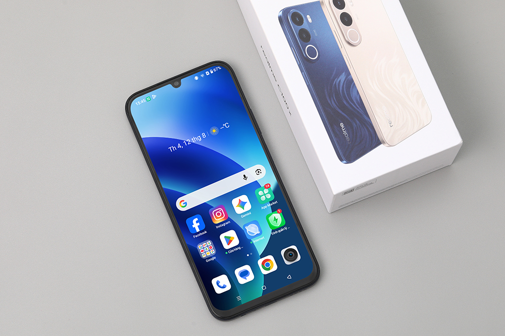 Điện thoại realme C100x 6GB/128GB Xanh - 4
