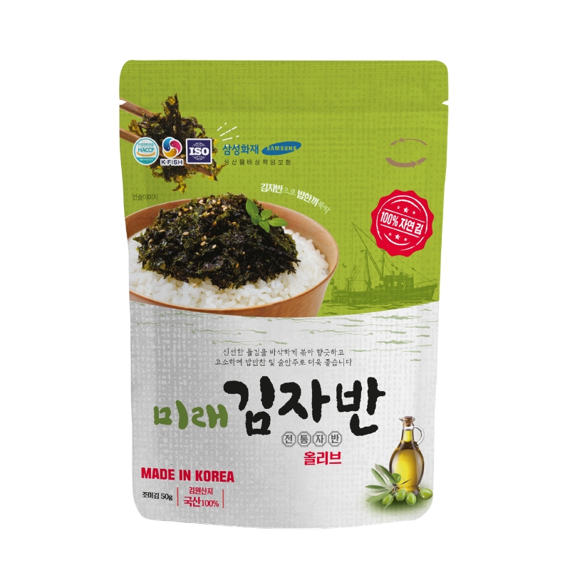Rong biển ô liu Mirae gói 50g (từ 1 tuổi) 2