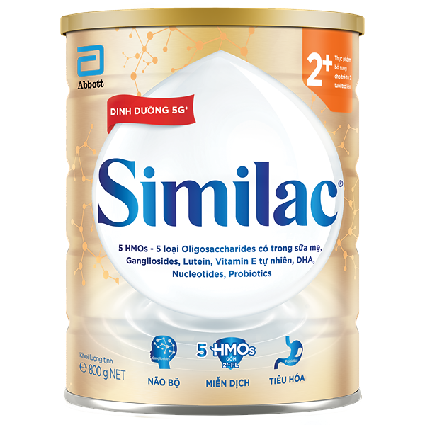 Sữa Bột Similac 2+ 850g ưu đãi tốt, mua 3 lon hoặc 3 thùng tặng - AVAKids.com