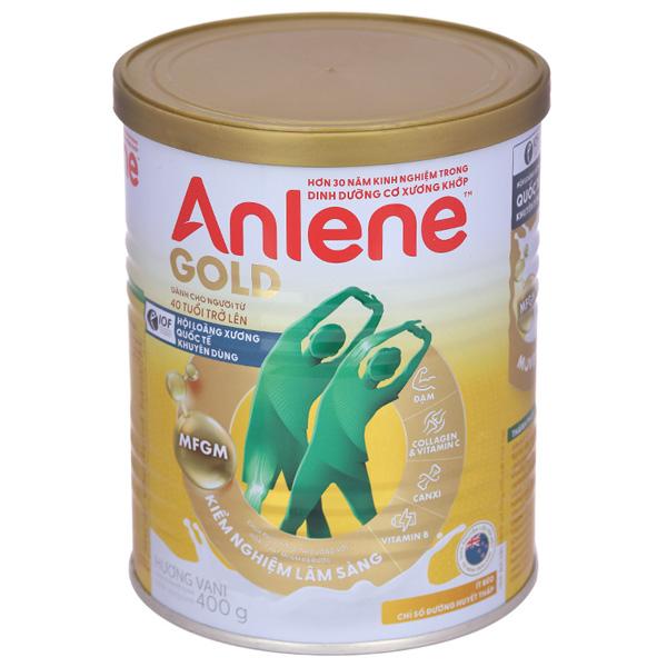 Sữa bột Anlene Gold hương Vani lon 400g