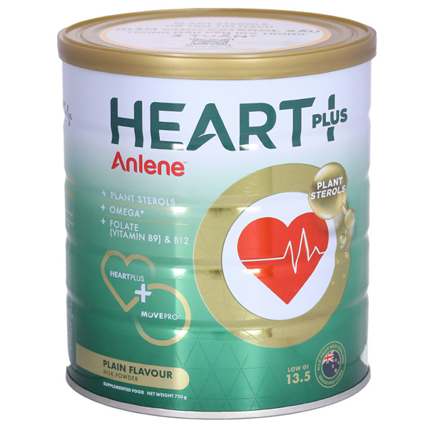 Sữa bột Anlene heart plus hương Vani