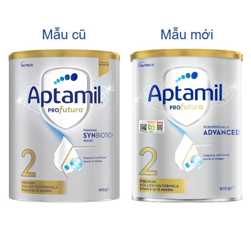 Sữa bột Aptamil Úc Profutura số 2 800g/900g (6 - 12 tháng) - Giao bao bì ngẫu nhiên 2