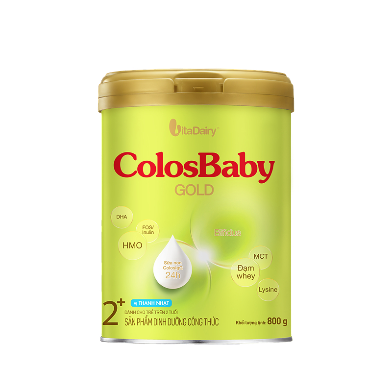 Sữa bột ColosBaby Gold 2+ (sữa non) hương vani 800g (từ 2 tuổi) - Giao ngẫu nhiên 3