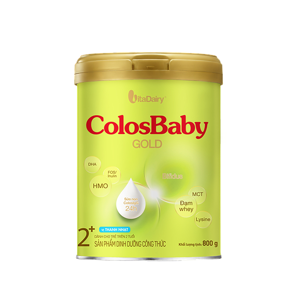 Sữa Bột Colosbaby Gold 2+ 800g dinh dưỡng cho bé, tặng quà bất kỳ - AVAKids.com