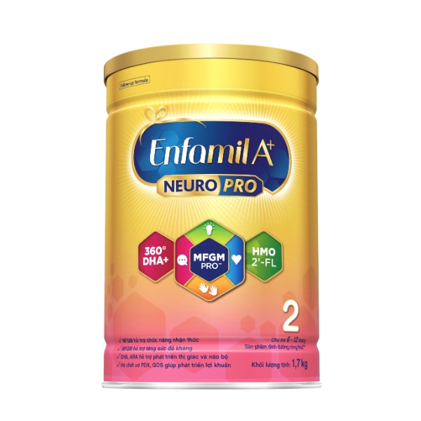 Sữa bột Enfamil A+ NeuroPro số 2 1.7 kg (6 - 12 tháng) - AVAKids.com
