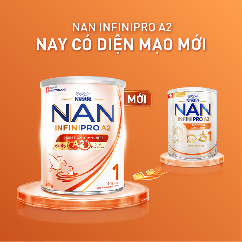 Sữa bột NAN InfiniPro A2 6HMO số 1 (đạm quý A2) 400g (0 - 12 tháng) - Giao bao bì ngẫu nhiên 31