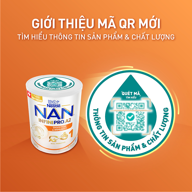 Sữa bột NAN InfiniPro A2 6HMO số 1 (đạm quý A2) 400g (0 - 12 tháng) - Giao bao bì ngẫu nhiên 33