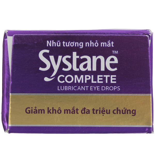 Dung dịch nhỏ mắt Systane Complete giảm kích ứng mắt, khô mắt lọ chai 5ml - 12