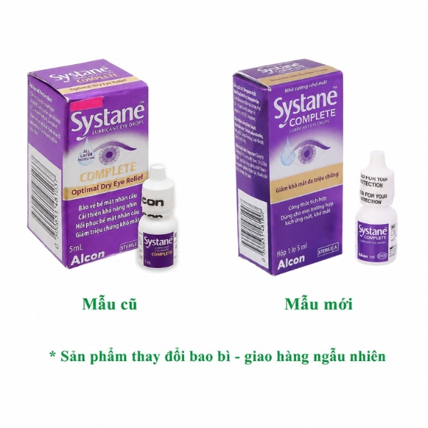 Dung dịch nhỏ mắt Systane Complete giảm kích ứng mắt, khô mắt lọ