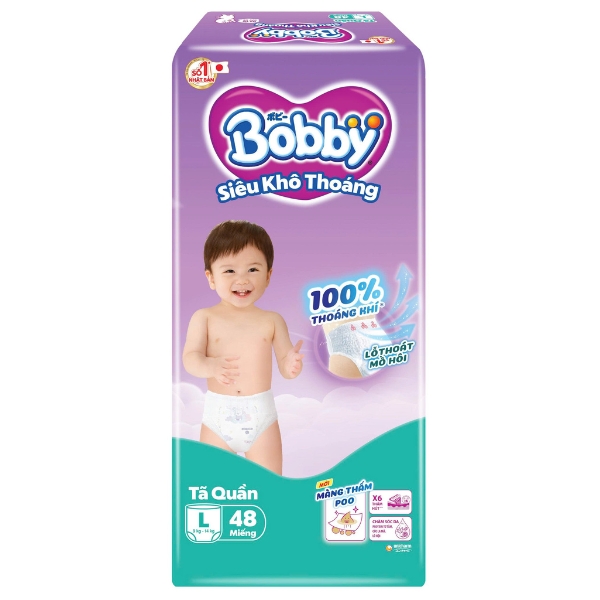 Tã quần Bobby size M 42 miếng (6 - 11 kg) 3