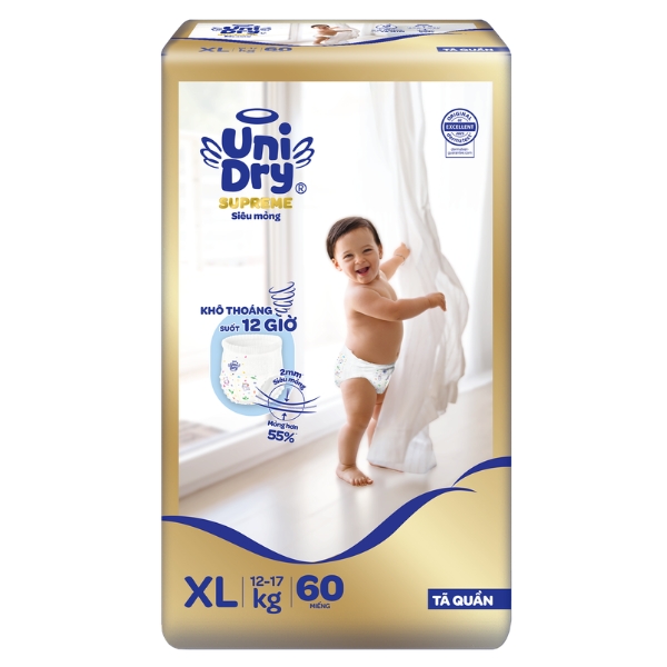 Tã quần Unidry Supreme Thin & Soft size XL