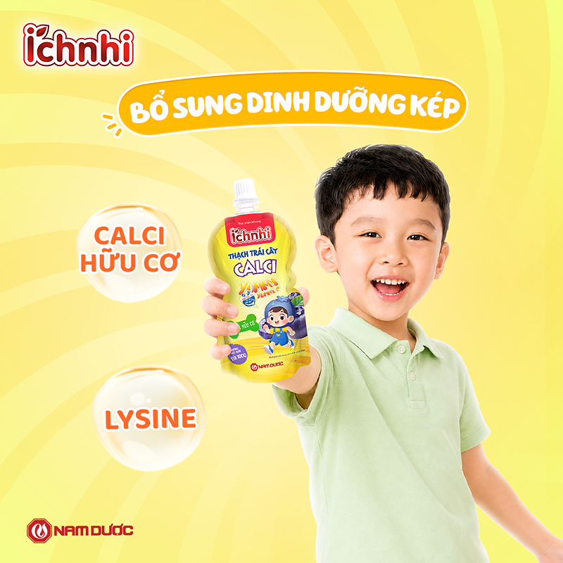 Thạch Ích Nhi bổ sung canxi hương việt quất, 12 túi (từ 6 tháng) 10