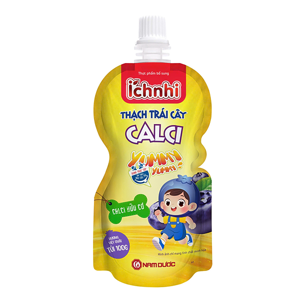 Thạch Ích Nhi bổ sung canxi hương việt quất
