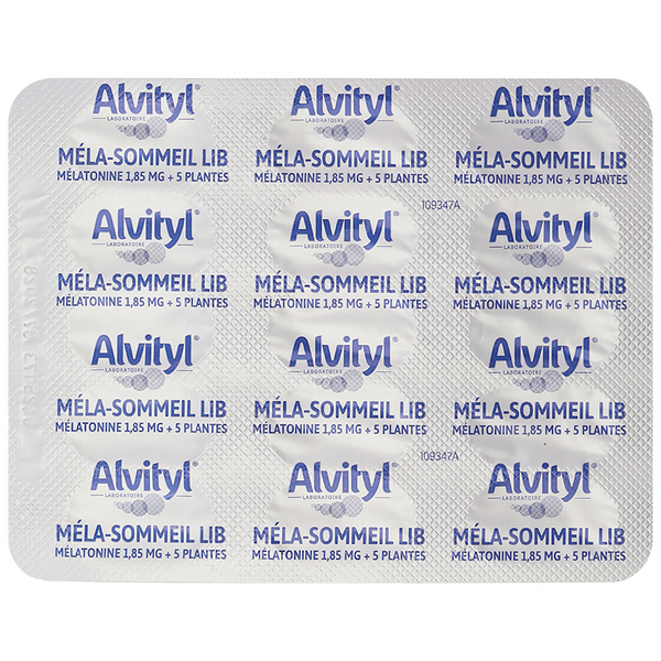 ALVITYL Méla-Sommeil Lib hỗ trợ giúp cải thiện giấc ngủ, giảm căng thẳng từ 18 tuổi hộp 15 viên - 8