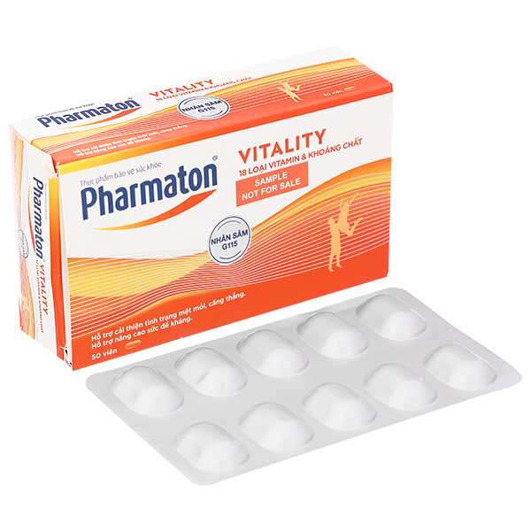 Pharmaton vitality hỗ trợ cải thiện tình trạng mệt mỏi, căng thẳng,  nâng cao sức đề kháng
