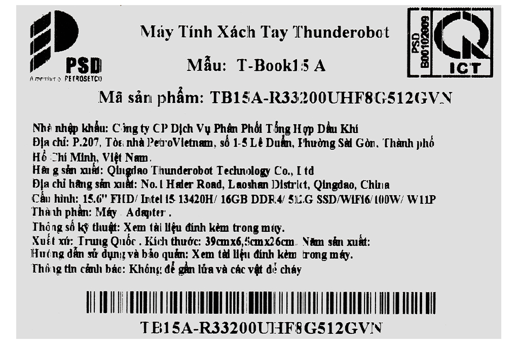 Thunderobot T-Book 15A (R3 3200U, 8GB, 512GB, Full HD, Win11Pro) - 11
