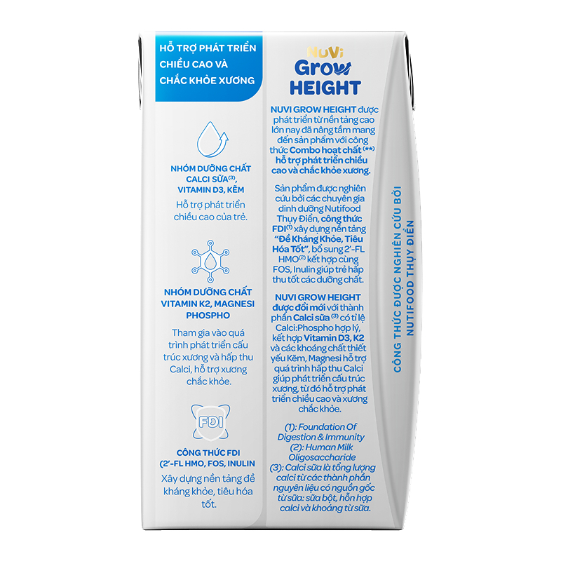 Lốc 4 hộp sữa pha sẵn Nuvi Grow Height 110 ml (từ 1 tuổi) 9