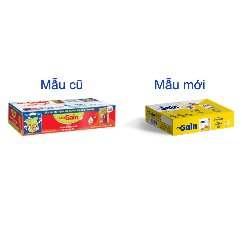 Lốc 4 hộp sữa non pha sẵn Colos Gain hương vani 110 ml (từ 1 tuổi) - Giao bao bì ngẫu nhiên 16