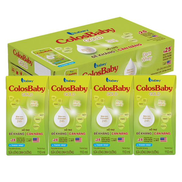 Thùng 48 hộp sữa non pha sẵn ColosBaby Gold - Giao bao bì ngẫu nhiên