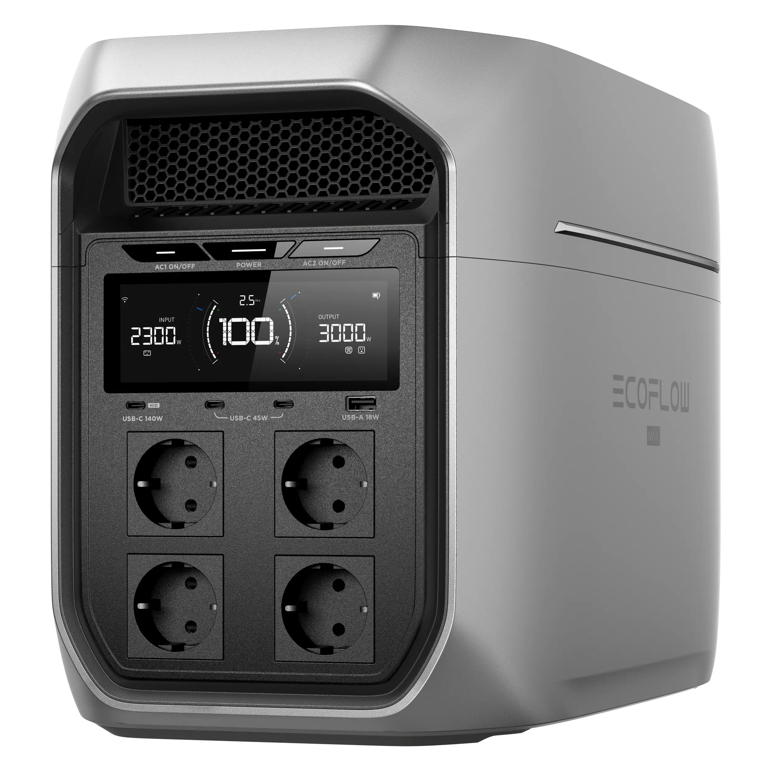 Trạm sạc di động Ecoflow 3000W 2048 WH Delta 3 Max Plus - 2