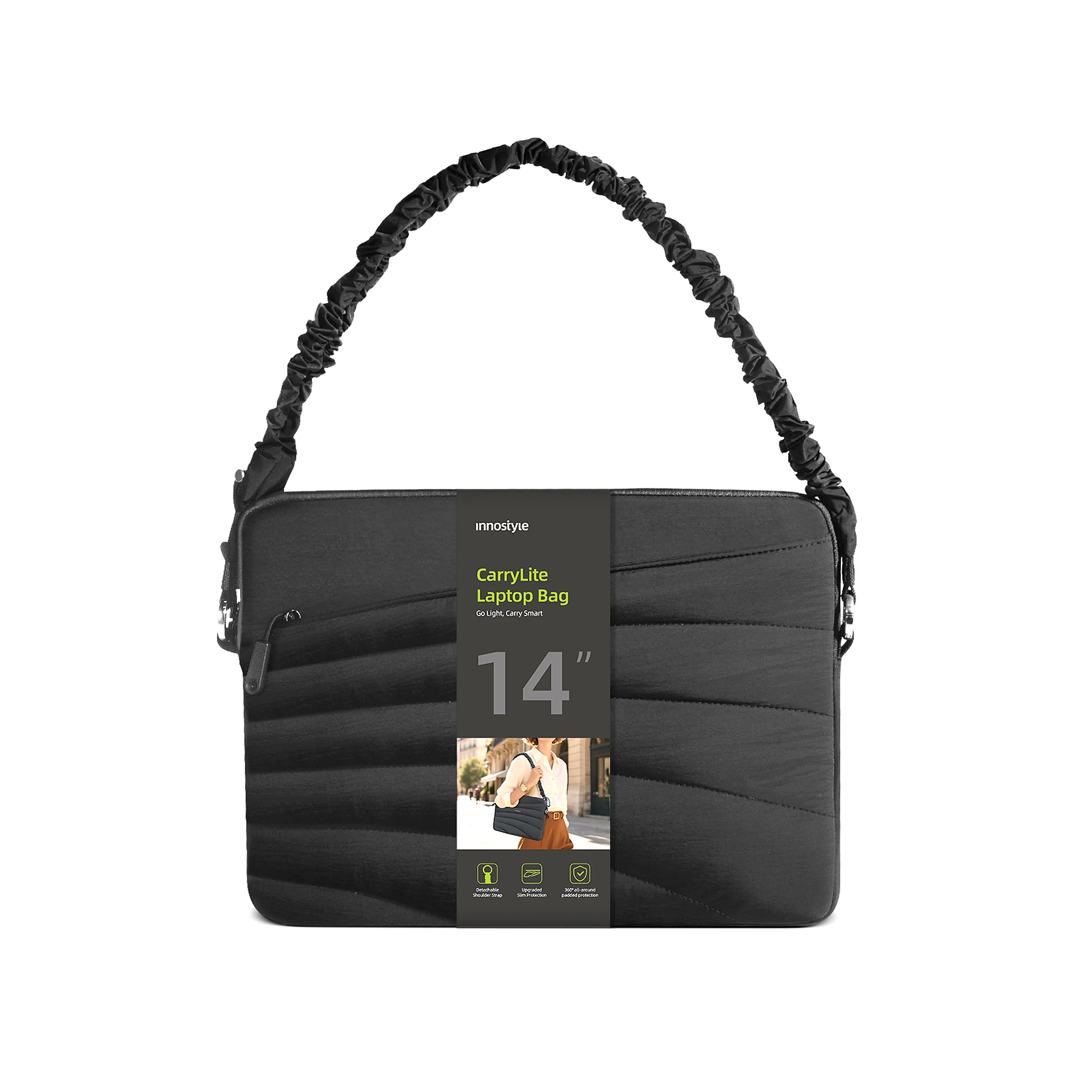 Túi xách chống sốc Laptop 14 inch Innostyle CarryLite Elastic Shoulder CLE600 - 2