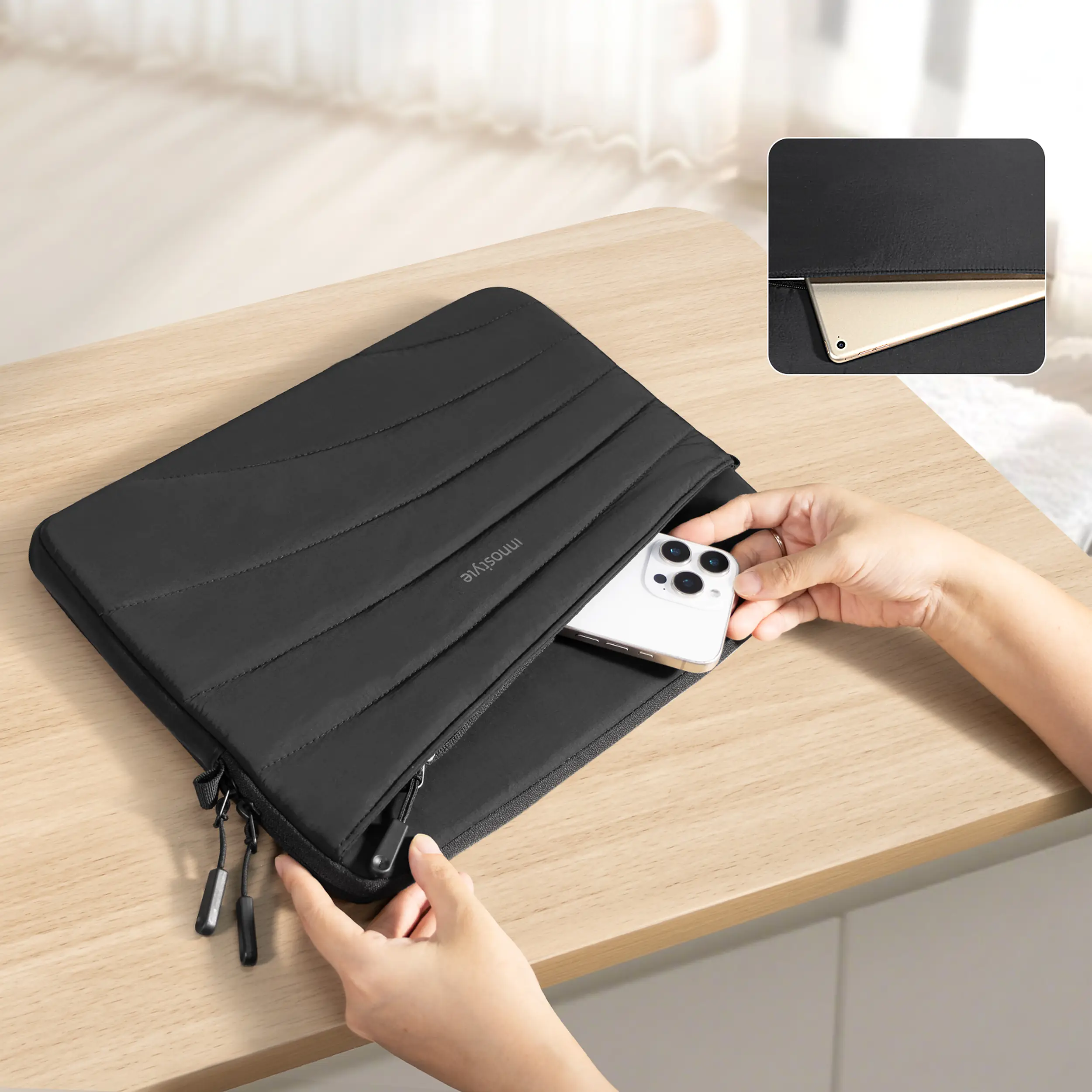 Túi xách chống sốc Laptop 14 inch Innostyle CarryLite Elastic Shoulder CLE600 - 5