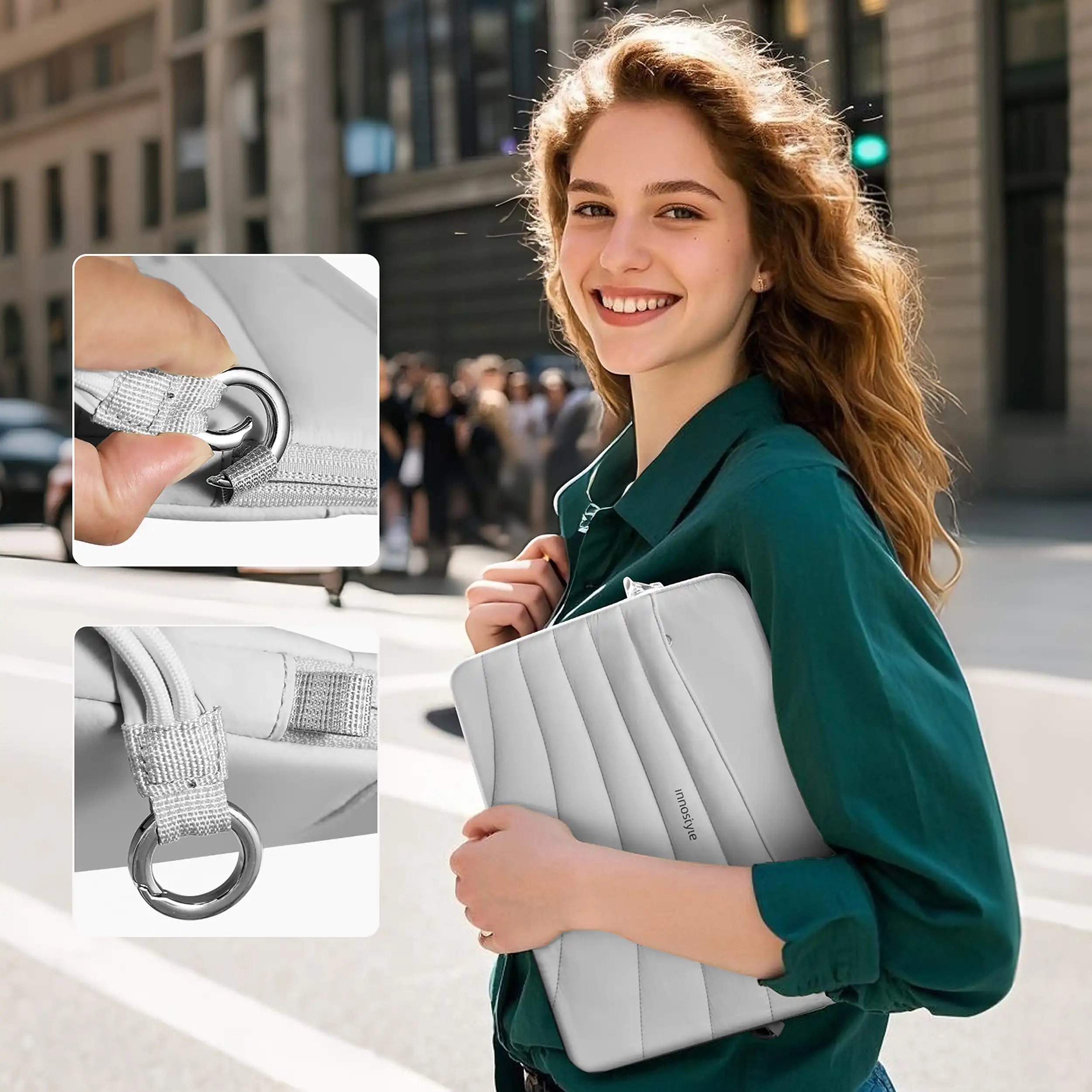 Túi xách chống sốc Laptop 14 inch Innostyle CarryLite Elastic Shoulder CLE600 - 3