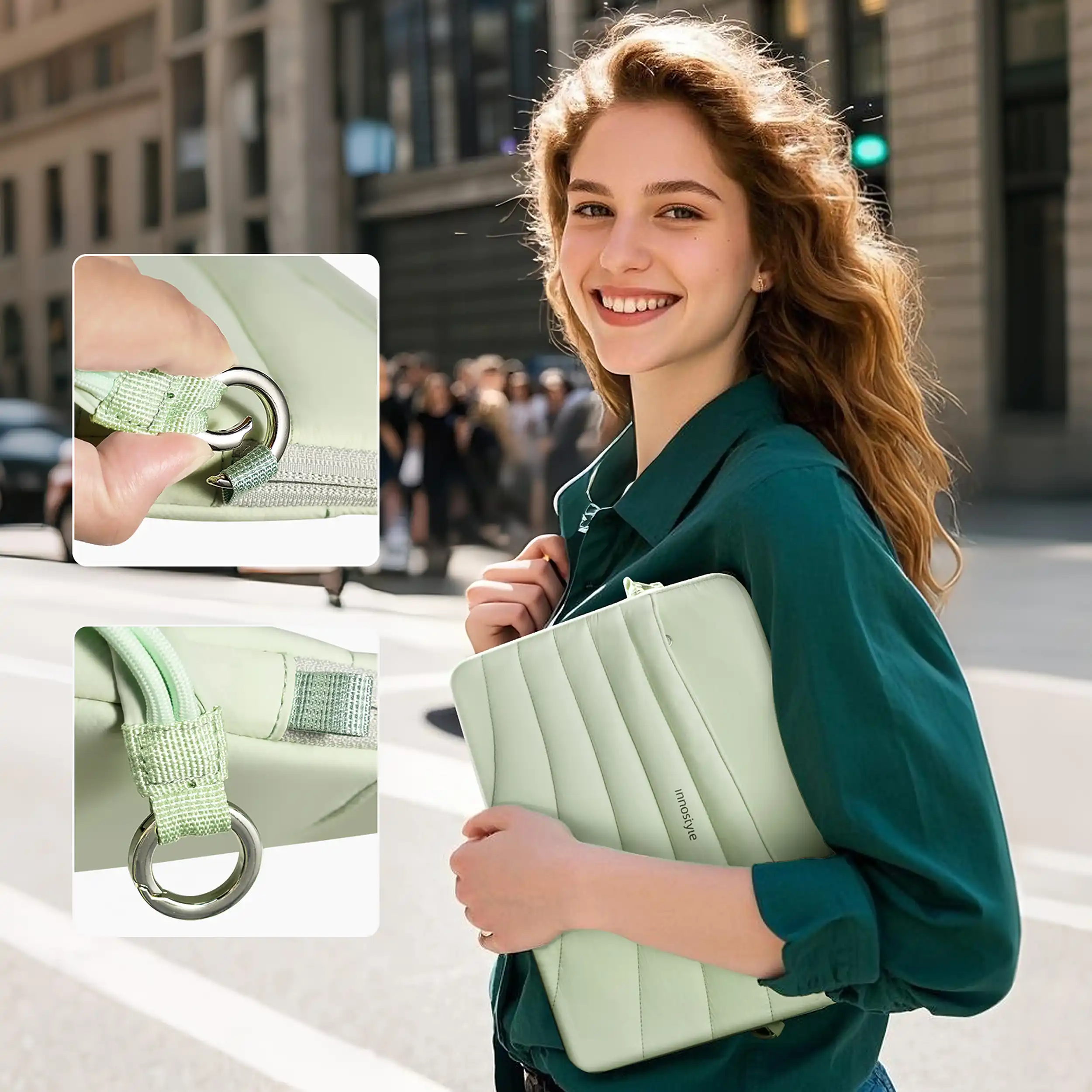 Túi xách chống sốc Laptop 14 inch Innostyle CarryLite Elastic Shoulder CLE600 - 3